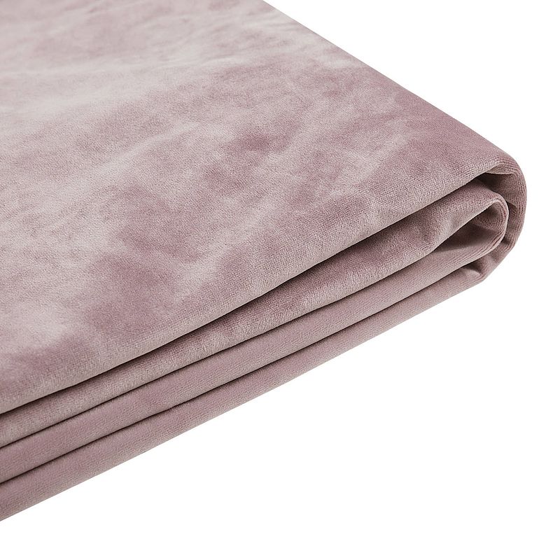 Foto van Beliani fitou - bekleding voor bedframe-roze-fluweel