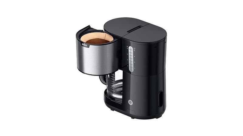 Foto van Braun kf 1500 bk koffiefilter apparaat zwart