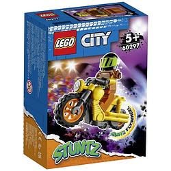 Foto van Lego 60297 city stuntz sloop stuntmotorfiets, pull-back speelgoedmotorset voor kinderen +5 jaar met opzwepende figuur
