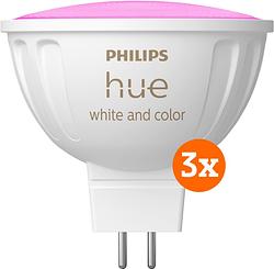 Foto van Philips hue spot white and color mr16 3-pack