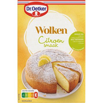 Foto van Dr. oetker wolken luchtige cakemix citroen 430g bij jumbo