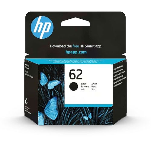 Foto van Hp cartridge 62 - instant ink (zwart)