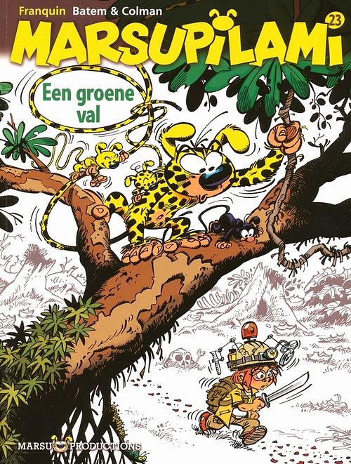 Foto van Marsupilami - 23 - een groene val - andré franquin, stéphane colman - paperback (9782354260361)