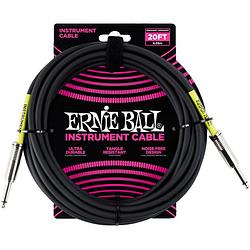 Foto van Ernie ball 6046 classic instrument cable, 6 meter, zwart
