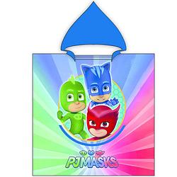 Foto van Pj masks polyester poncho - 55 x 110 cm - multi