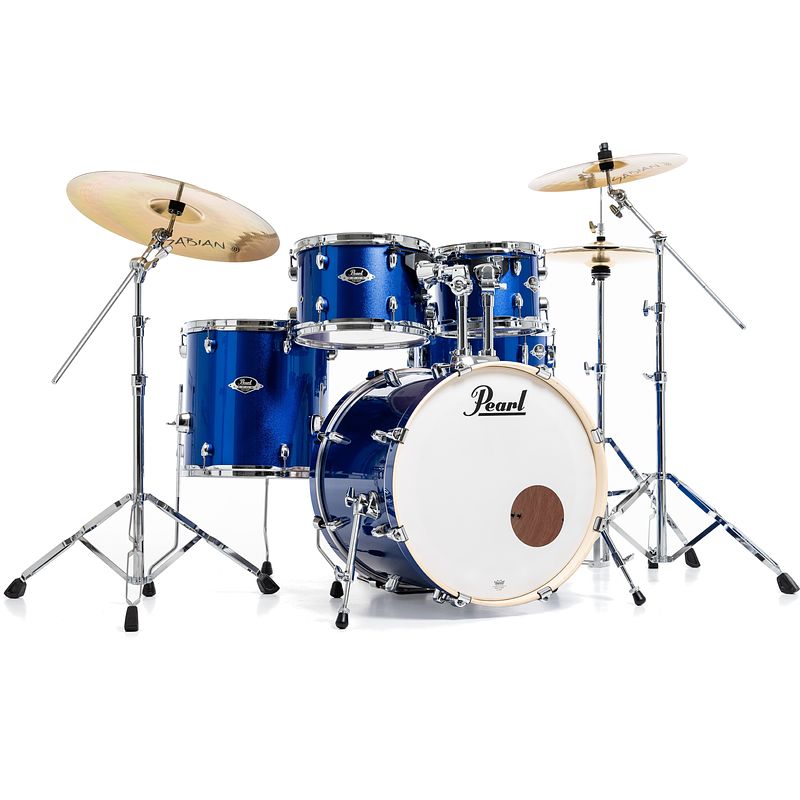 Foto van Pearl exx705nbr/c717 export high voltage blue drumstel