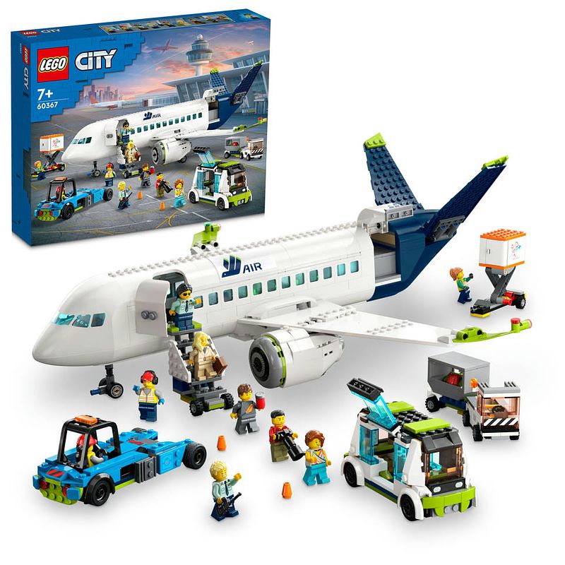 Foto van Lego city passagiersvliegtuig 60367