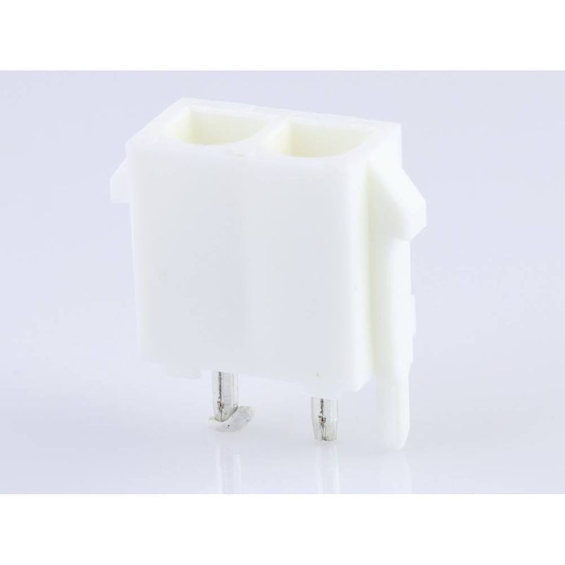 Foto van Molex 432550059 male behuizing (board) totaal aantal polen: 2 rastermaat: 6.35 mm 1 stuk(s) tray