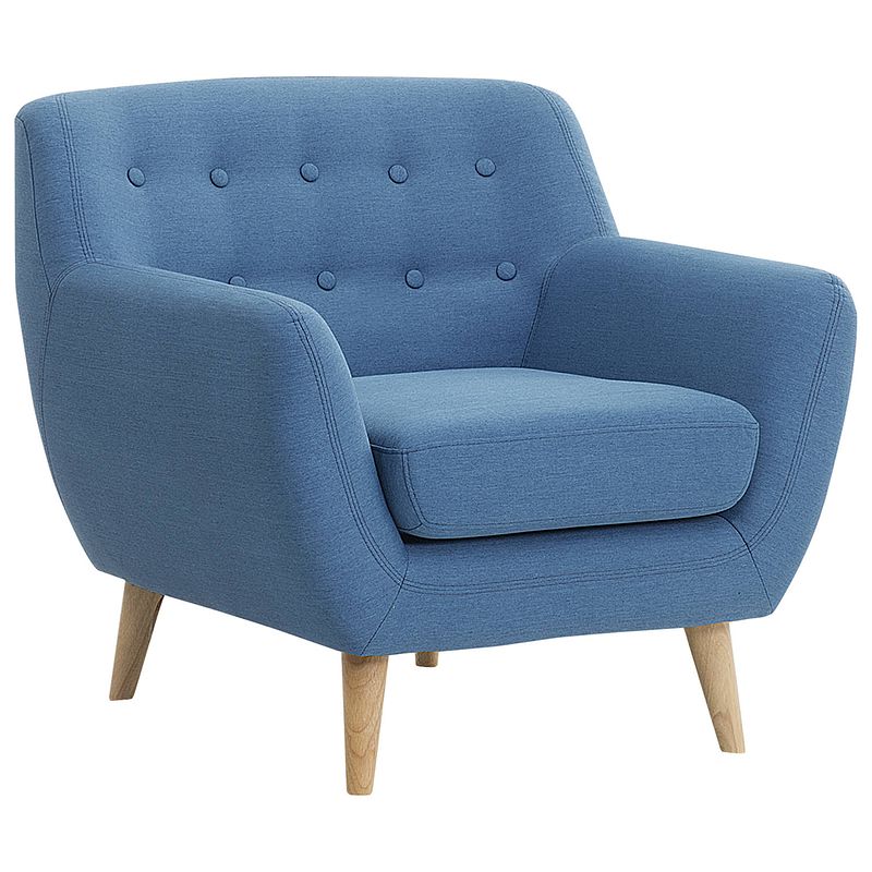 Foto van Beliani motala fauteuil polyester 83 x 78 cm