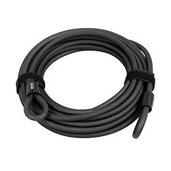 Foto van Axa kabel met dubbele lus double loop 10 meter grijs