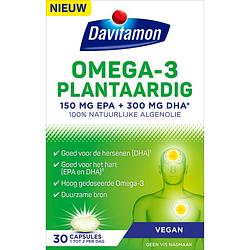 Foto van Davitamon omega 3 plantaardig capsules