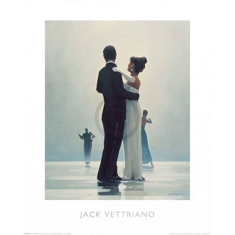 Foto van Jack vettriano - dance me to the end of love kunstdruk 40x50cm