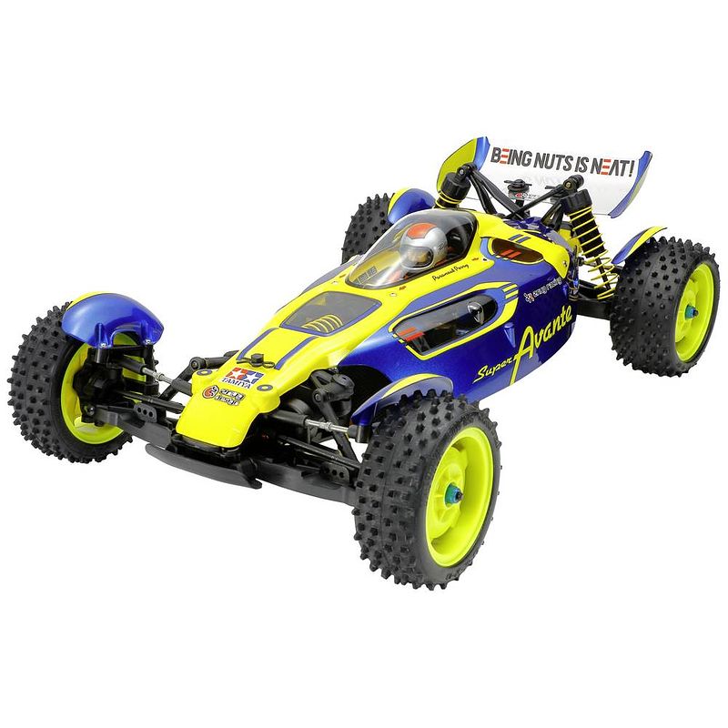 Foto van Tamiya super avante 1:10 rc auto elektro buggy 4wd bouwpakket