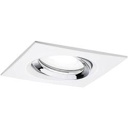 Foto van Paulmann nova plus inbouwlamp voor badkamer led gu10 6 w ip65 wit (mat), chroom