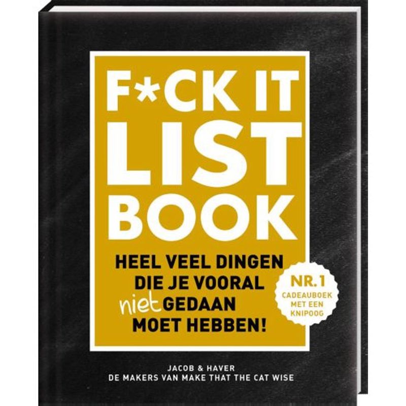 Foto van F*ck-it list book