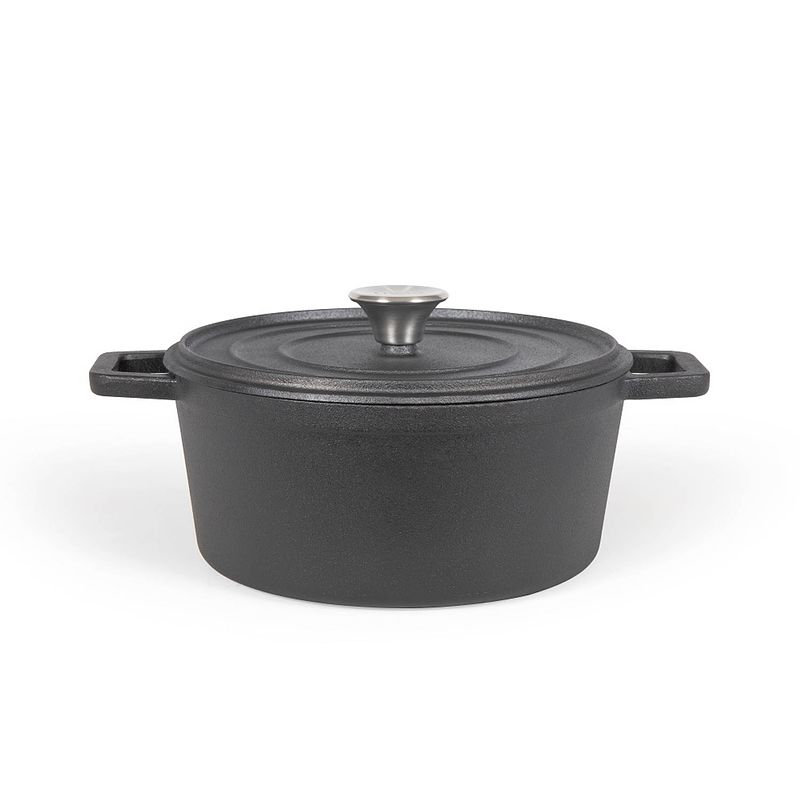 Foto van Livoo - mep139 - ronde gietijzeren braadpan - 4 liter