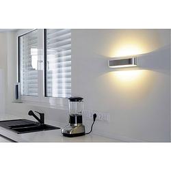 Foto van Slv slv 151275 led-wandlamp 12 w aluminium (geborsteld), wit