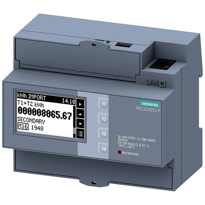 Foto van Siemens 7km2200-2ea40-1jb1 energiekostenmeter