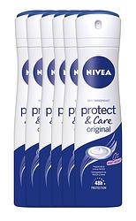 Foto van Nivea protect & care deodorant spray voordeelverpakking