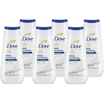 Foto van Dove advanced care verzorgende douchegel deeply nourishing 6 x 225ml aanbieding bij jumbo | 30% korting