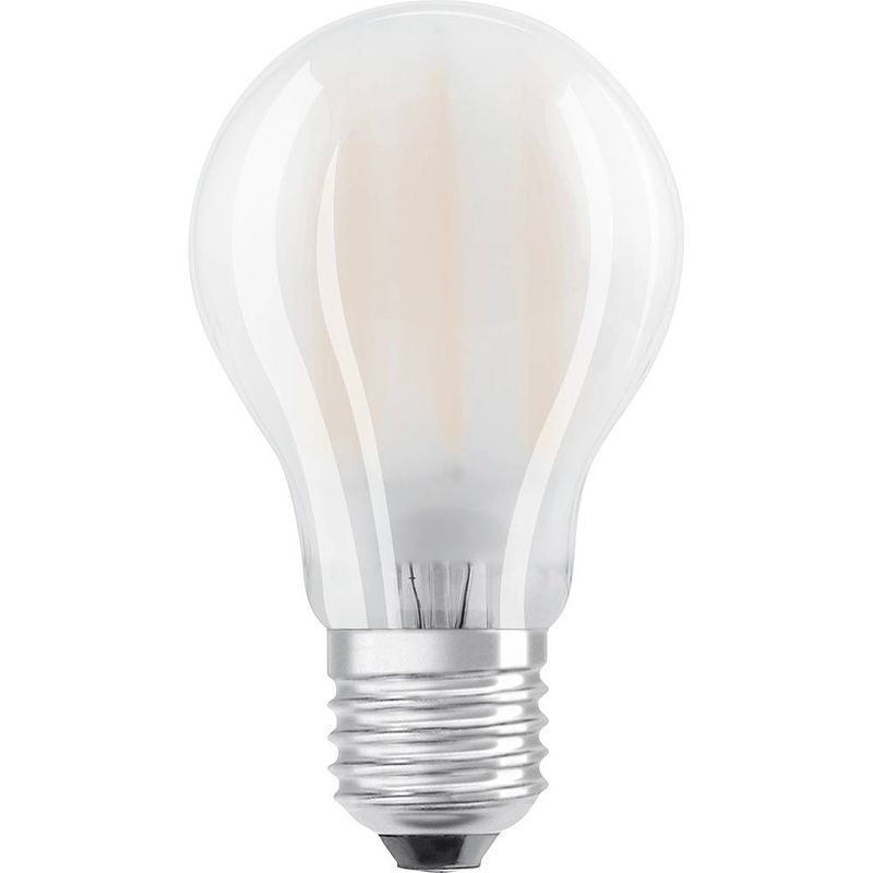 Foto van Ledvance led-lamp energielabel: d (a - g) 4058075609631 e27 7.5 w warmwit