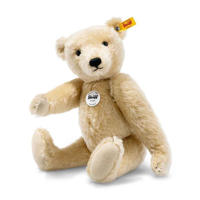 Foto van Steiff knuffel teddybeer amadeus, blond