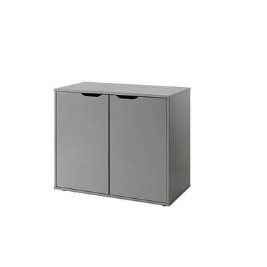 Foto van Vipack commode pino - grijs - 71,8x85,5x43,3 cm - leen bakker