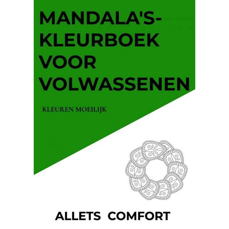 Foto van Mandala's-kleurboek voor volwassenen-kleuren moeilijk-a5 mini- allets comfort