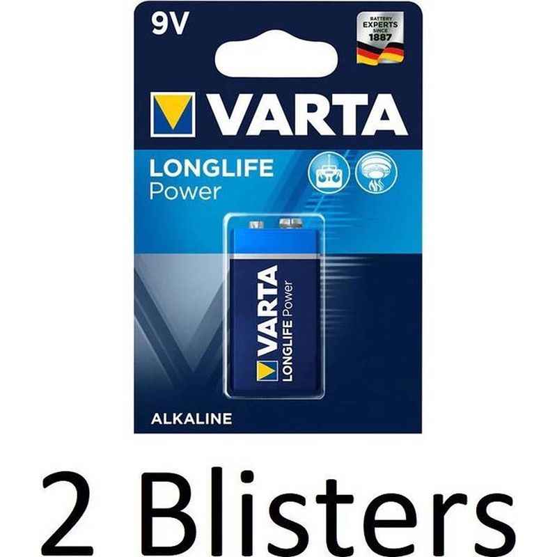 Foto van Varta 9v e-block 2 stuks