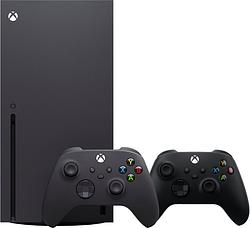 Foto van Xbox series x + microsoft xbox controller zwart