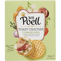 Foto van Jos poell toast cracker tuinkruiden 60g bij jumbo