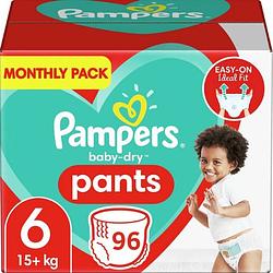 Foto van Pampers baby dry pants maat 6 - 96 luierbroekjes