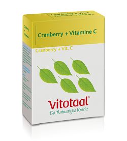 Foto van Vitotaal cranberry + vitamine c capsules