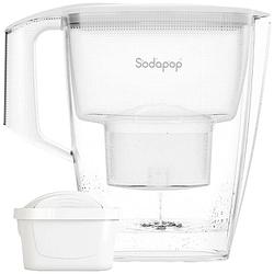 Foto van Sodapop 10029101 waterfilter 3 l wit, transparant