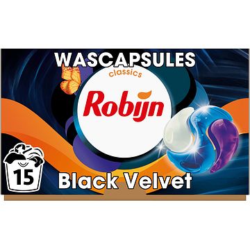 Foto van Robijn classics 3in1 wascapsules black velvet 15 wasbeurten bij jumbo