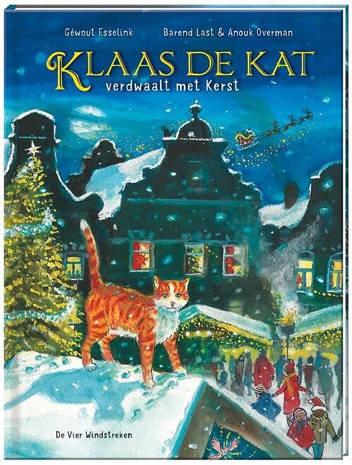 Foto van Klaas de kat verdwaalt met kerst - anouk overman, barend last - hardcover (9789051169300)