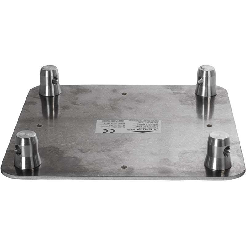 Foto van Duratruss dt 34-wpm duratruss dt 34 wpm baseplate male zilver