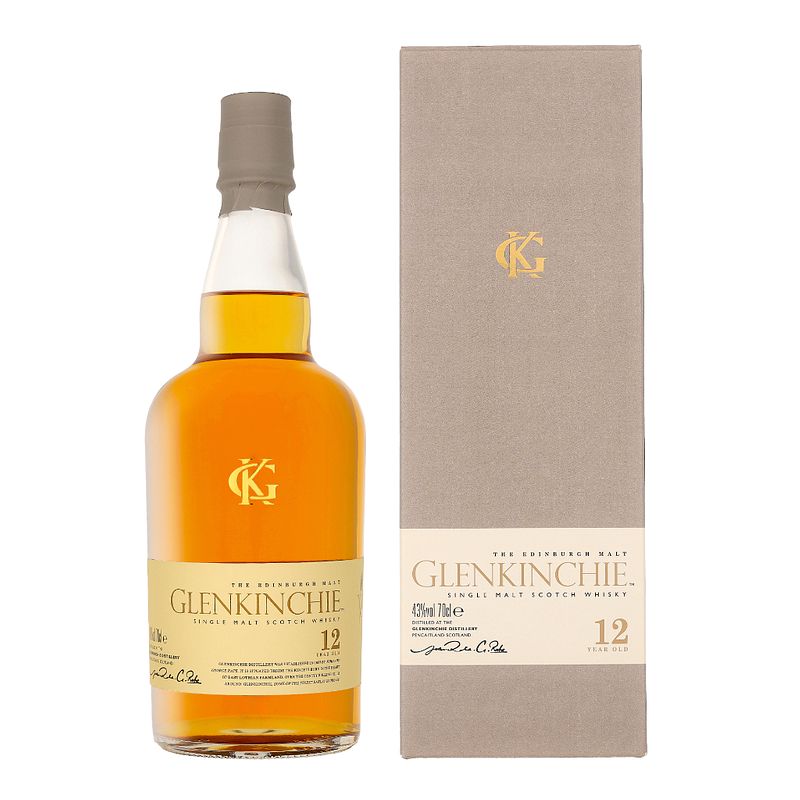 Foto van Glenkinchie 12 years 70cl whisky + giftbox