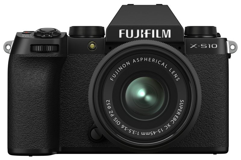 Foto van Fujifilm x-s10 zwart + xc 15-45mm f/3.5-5.6 ois pz zwart