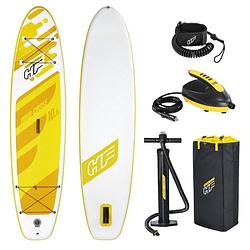 Foto van Bestway sup board - hydro force - aqua cruise set en sup elektrische luchtpomp 12v