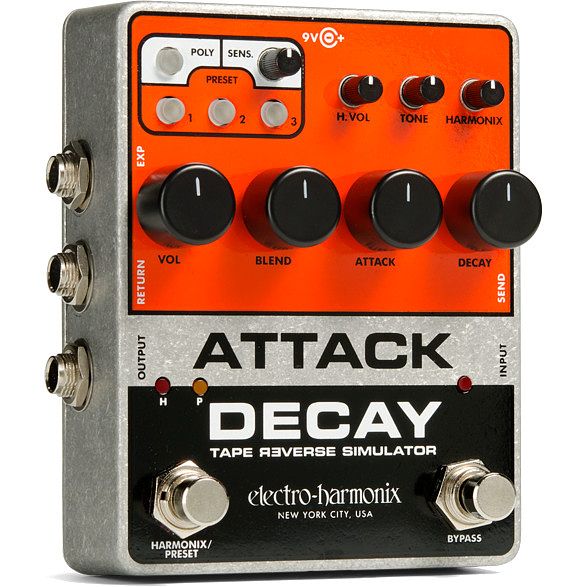 Foto van Electro harmonix attack decay tape reverse simulator stompbox