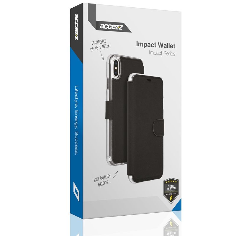 Foto van Accezz xtreme wallet bookcase samsung galaxy s23 ultra telefoonhoesje zwart