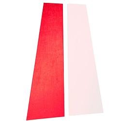 Foto van Auralex sonosuede trapezoid panel left red absorber (per stuk)