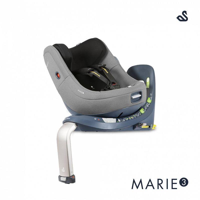 Foto van Swandoo marie 3 360¬8 i-size sesame grijs autostoel 0-18 kg 110mr32181