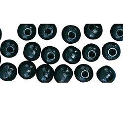 Foto van Armbandjes rijgen 104 zwarte kralen 10 mm - hobbykralen