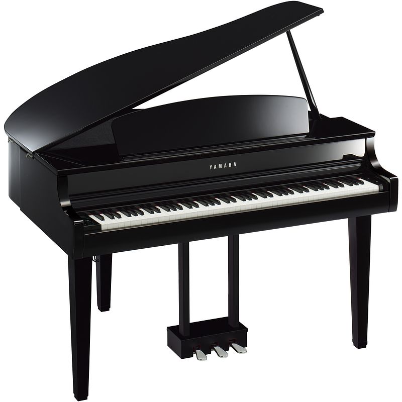 Foto van Yamaha clp-765gp clavinova grand piano polished ebony digitale vleugel