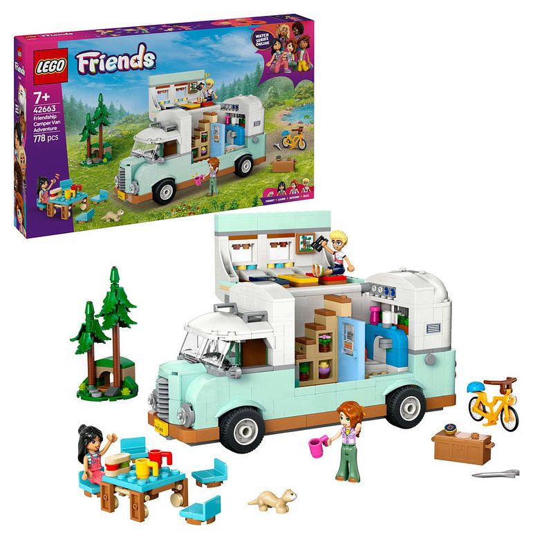 Foto van Lego friends camperavontuur met vrienden 42663