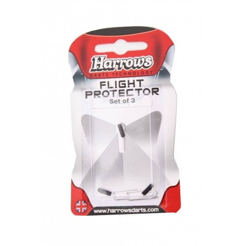 Foto van Harrows darts flight protector aluminium per 3 stuks zwart