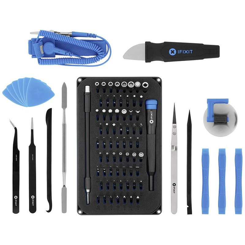 Foto van Ifixit pro tech toolkit eu145307-4 reparatieset smartphone 83-delig