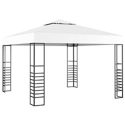 Foto van Vidaxl tuinpaviljoen 3x3 m wit